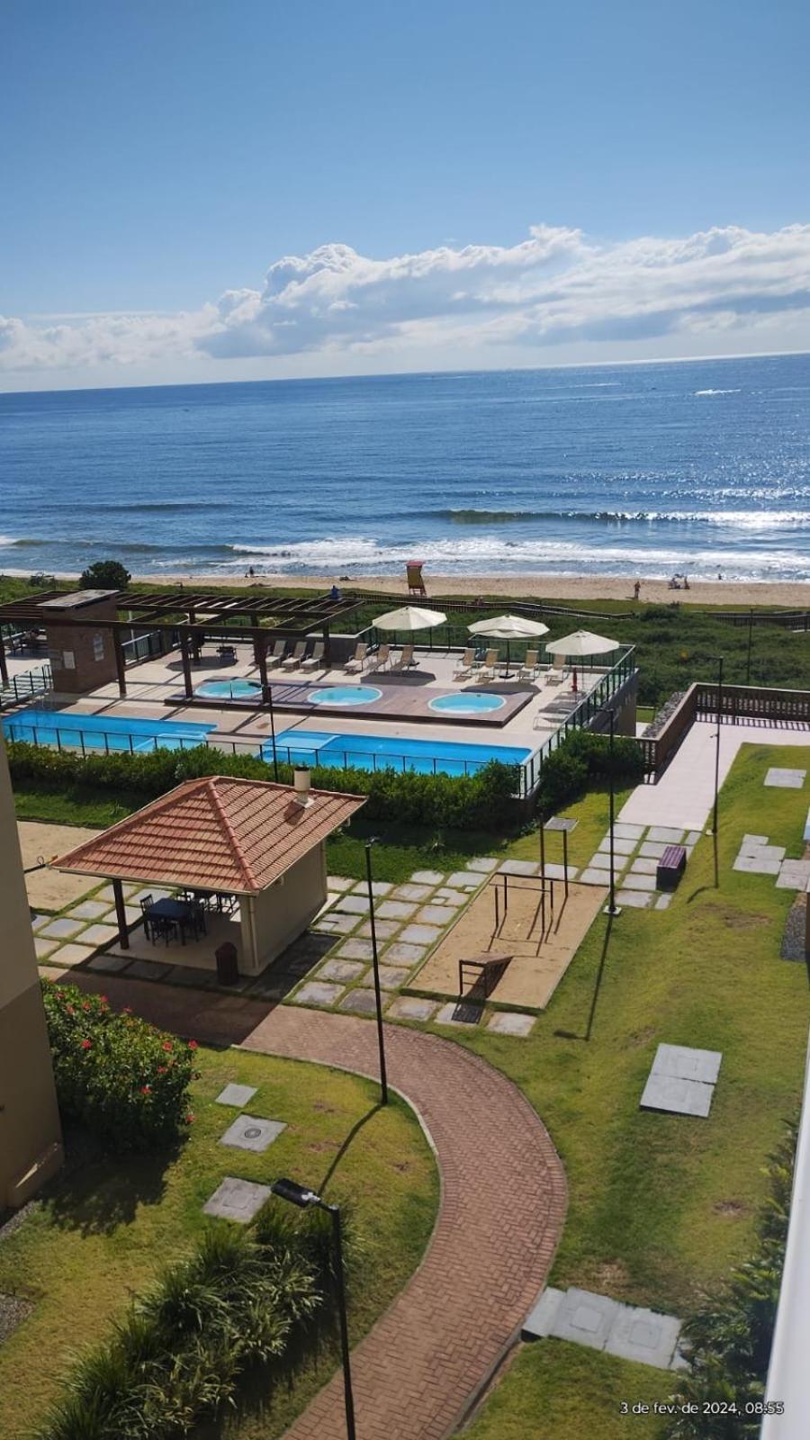 Resort Apto Frente Mar Barra Velha  Exteriör bild