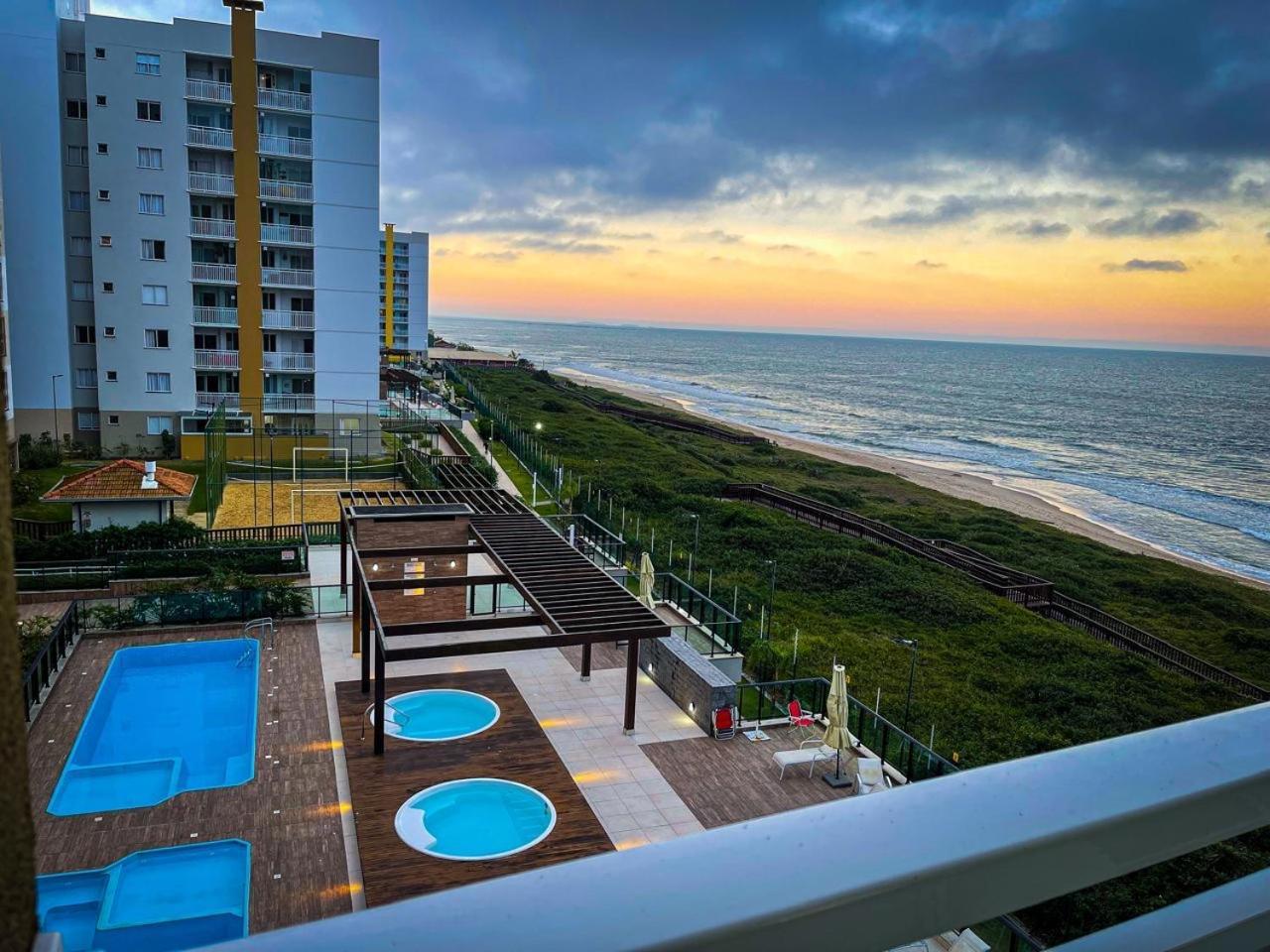Resort Apto Frente Mar Barra Velha  Exteriör bild