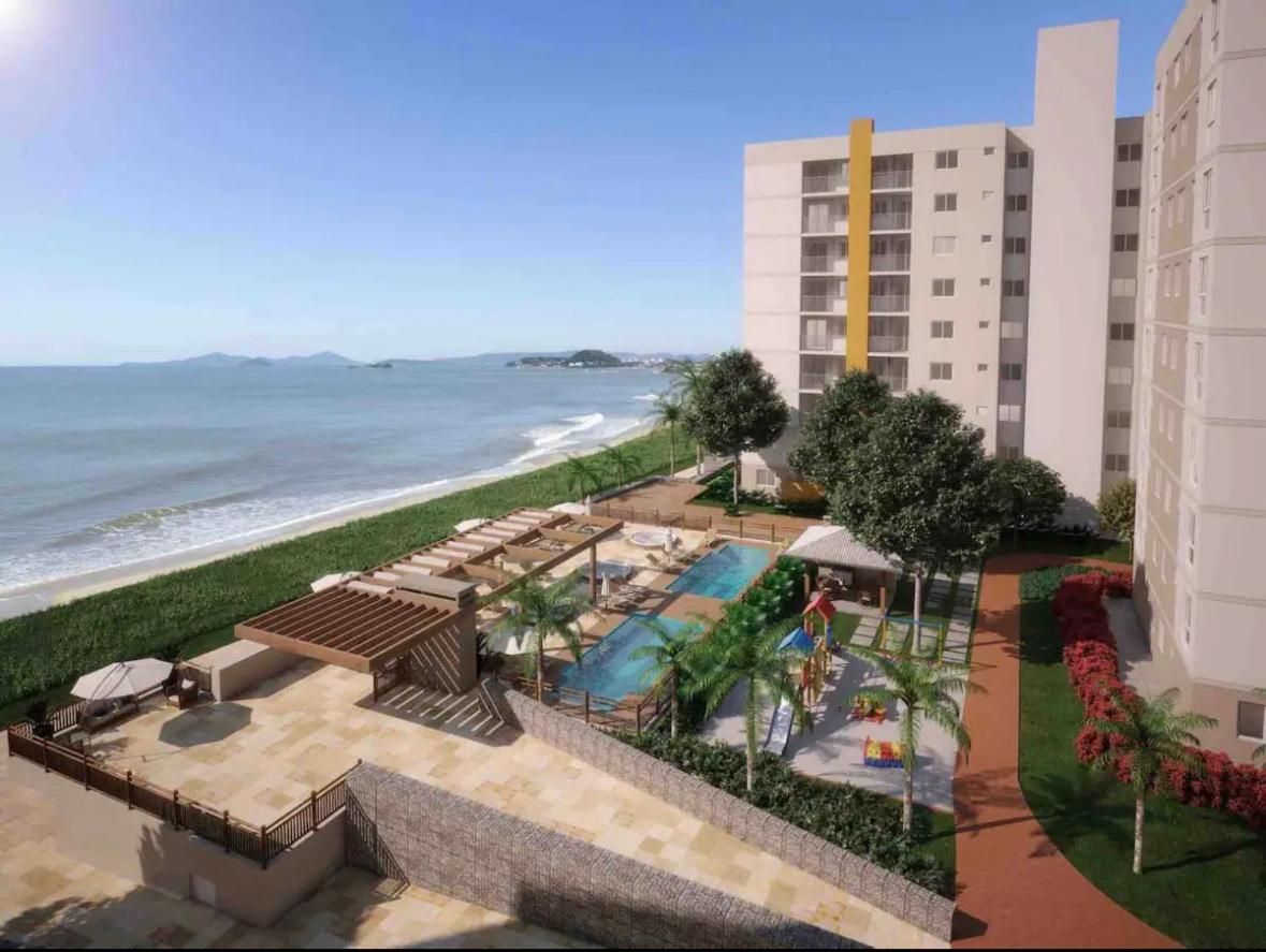 Resort Apto Frente Mar Barra Velha  Exteriör bild